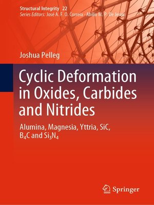 cover image of Cyclic Deformation in Oxides, Carbides and Nitrides